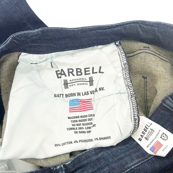 Barbell Apparel Distressed Jeans Sz 32x33 - Picture 3 of 5